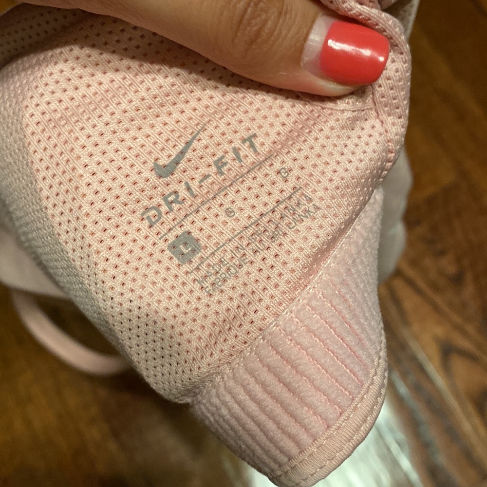 Nike Pink Crop Top Sports Bra - Picture 3 of 4